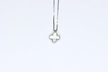  White Gold Cross with Pearl