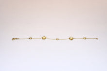  Gold Chain bracelet with citrines