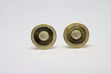  Gold Plated Silver Earrings with zircons