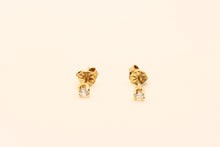  Gold Earrings with diamonds