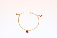 Gold Chain Bracelet with Charms for Child