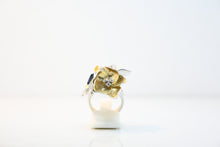  Silver Gold Plated Ring