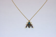  Silver Gold Plated Wasp Pendant