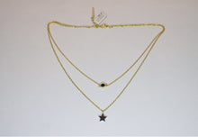  Silver Gold Plated Layering Necklace