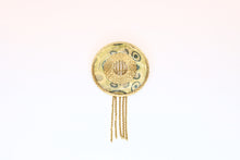  2 in 1 Gold Brooch and Pendant