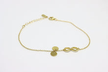  Silver gold plated  Chain Infinity Bracelet