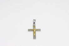  White Gold Cross with details  mat