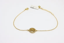  Silver Gold  plated Chain Bracelet - Tree of Life