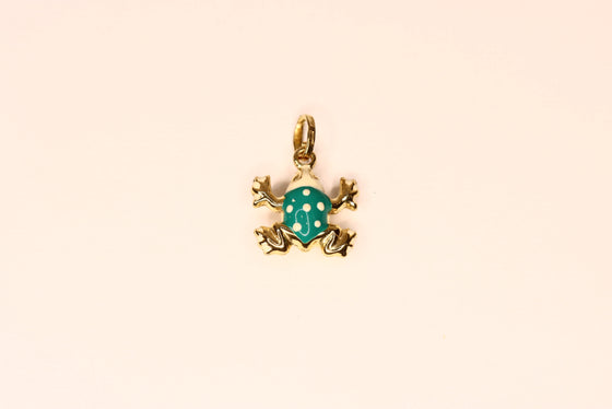 Gold Charm Frog