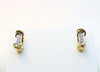 White and Yellow Gold Earrings with diamonds