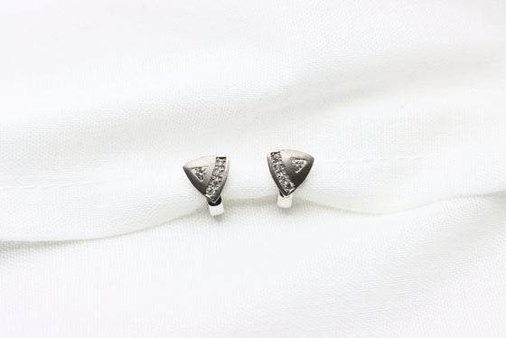 White Gold Earrings with diamonds