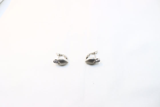 White Gold Earring with diamonds