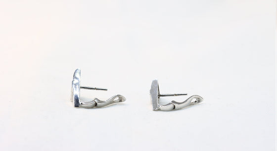 White Gold Earrings with diamonds