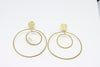 Gold Plated Silver Earrings