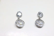  Silver Earrings with zircons