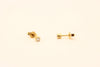 Gold Earrings with diamonds