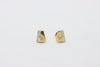 Yellow and White Gold Earrings with diamonds