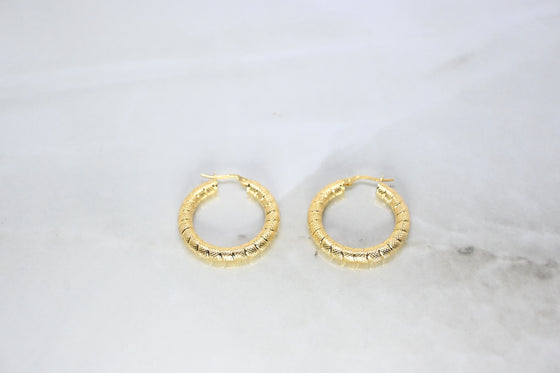 Gold Hoop Earrings