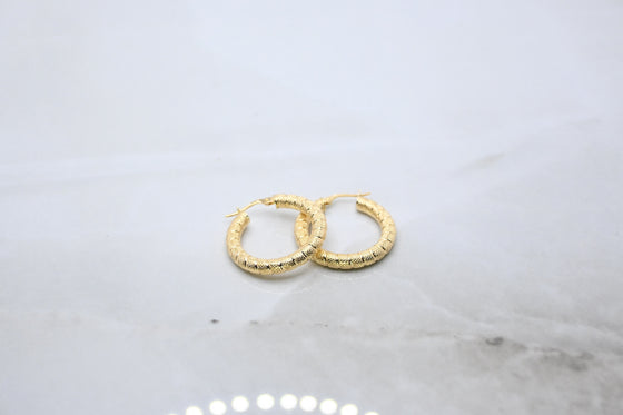 Gold Hoop Earrings