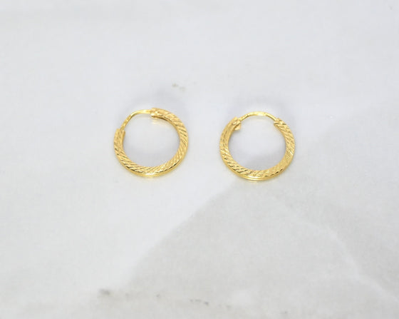 Gold Hoop Earrings