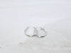 White Gold Hoop Earrings