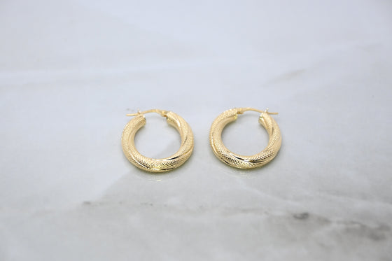 Gold Hoop Earrings