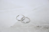 White Gold Hoop Earrings