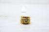 Yellow Gold Diamond Ring with Emerald  Ruby and Sapphire