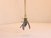 Silver Gold Plated Wasp Pendant