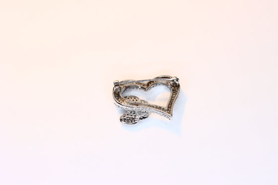 Silver Brooch Heart