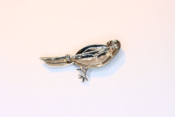 Silver Brooch Canary