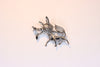 Silver Brooch Wolf PS011