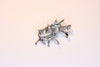 Silver Brooch Wolf PS011