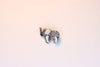 Silver Brooch Elephant with pearl and zircons