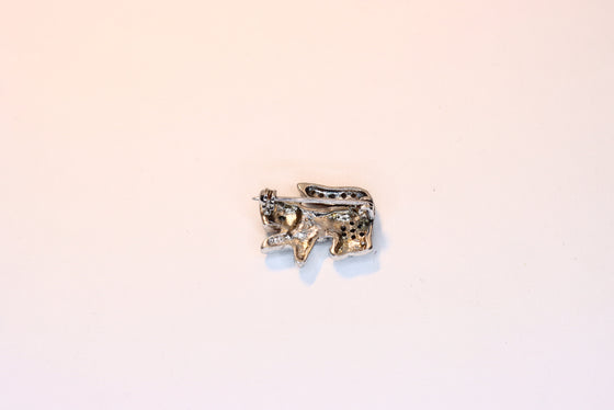 Silver Brooch Cat