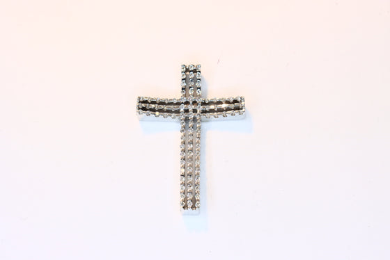 White Gold Cross with diamonds