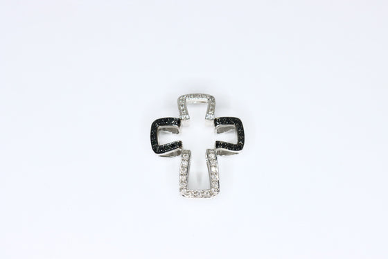 White Gold Cross with diamonds