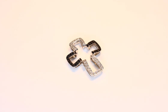 White Gold Cross with diamonds