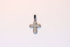 White Gold Cross with diamonds