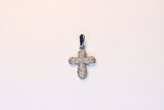 White Gold Cross with diamonds