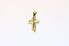 Gold Cross with diamonds