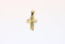  Gold Cross with diamonds