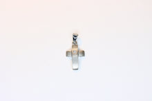  White Gold Cross with diamond