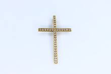  Gold Cross with zircons