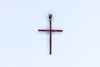 White Gold Cross with rubies