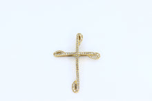  Gold Cross with zircons