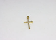  Gold Cross with zircons