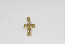  Gold Cross with zircons