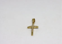  Gold Cross with zircons