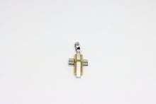  Yellow and White Gold Cross